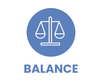 Balance, one of the four pillars of parenting