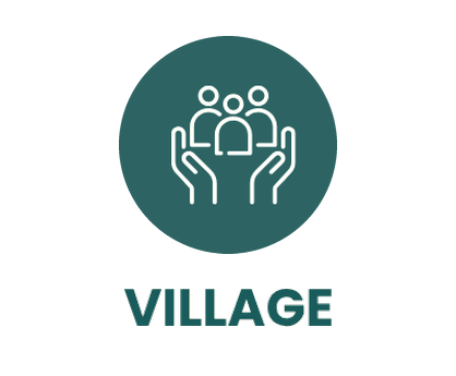 Village, one of the four pillars of parenting